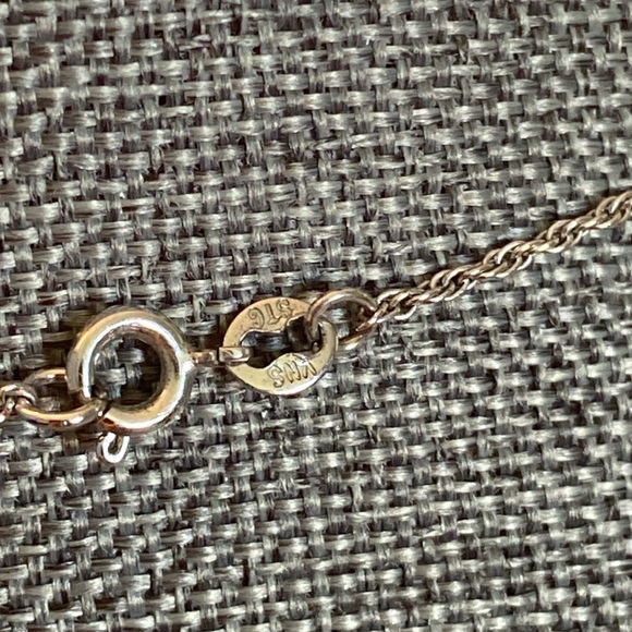 Vtg ARIES Silver Necklace - Picture 3 of 3